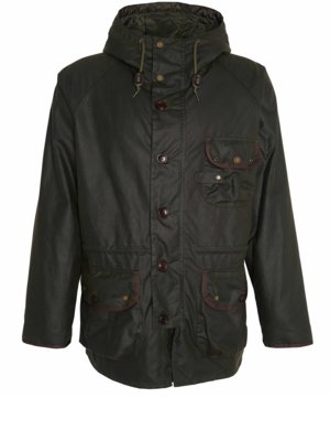 Gewachster Parka in Fieldjacket-Design