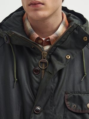 Gewachster Parka in Fieldjacket-Design