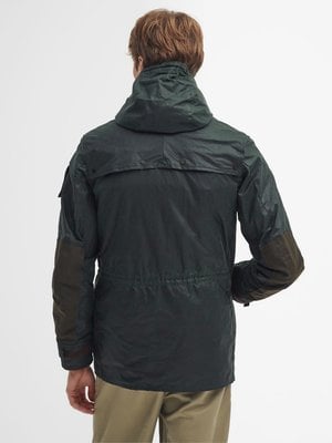 Gewachste Military-Jacke mit heraustrennbarer Innenjacke, To Ki To-Edition