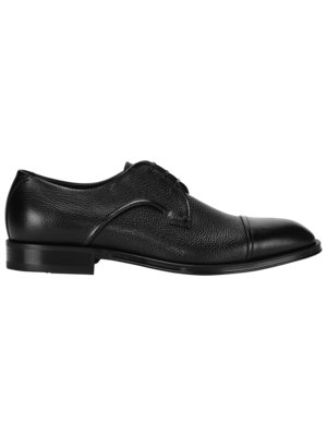 Derby-Schuhe aus genarbtem Leder