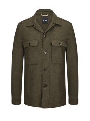 Overshirt in Tweed-Qualität, Relaxed Fit 