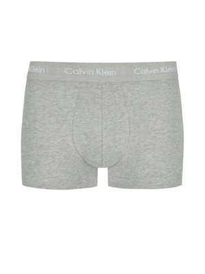 3er Pack Low Rise Trunks mit Label-Bund