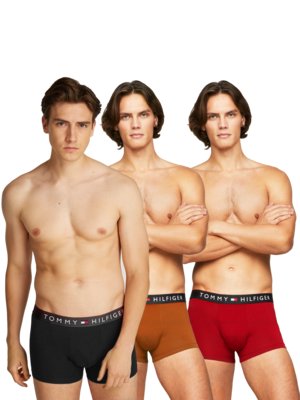 3er Pack Boxer Trunks mit Stretchanteil