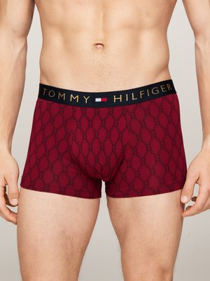 Boxer Trunk mit Allover-Print und Stretchanteil, X-Mas Edition