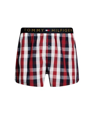 Boxershorts aus Baumwolle mit Karo-Muster