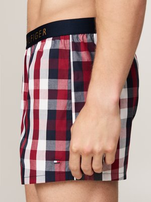 Boxershorts aus Baumwolle mit Karo-Muster