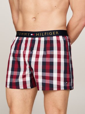 Boxershorts aus Baumwolle mit Karo-Muster