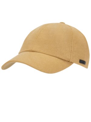 Cap aus Wollgemisch mit Logo-Aufnäher