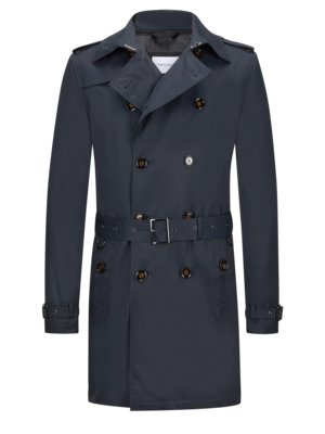 Zweireihiger Trenchcoat mit heraustrennbarem Stepp-Futter