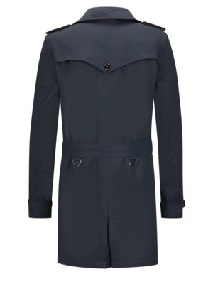 Zweireihiger Trenchcoat mit heraustrennbarem Stepp-Futter