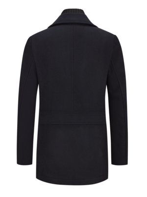 Zweireihige Cabanjacke mit heraustrennbarer Steppblende