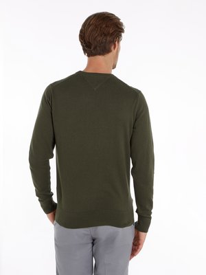 Softer Pullover mit Kaschmiranteil und kleiner Logo-Stickerei