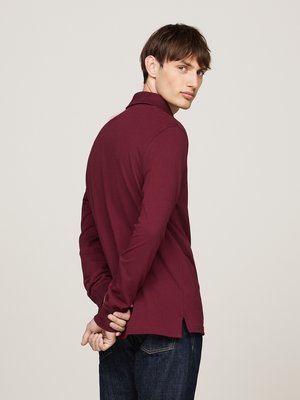 TH Flex Langarm-Poloshirt in Piqué-Qualität, Regular Fit