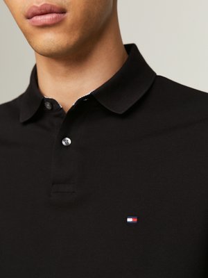 TH Flex Langarm-Poloshirt in Piqué-Qualität, Regular Fit