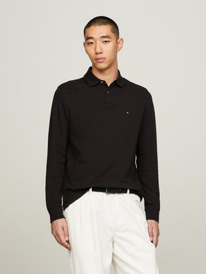 TH Flex Langarm-Poloshirt in Piqué-Qualität, Regular Fit