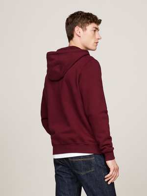 Hoodie aus Baumwolle mit Label-Stickerei