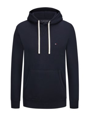 Hoodie aus einem Baumwollgemisch mit Logo-Stickerei