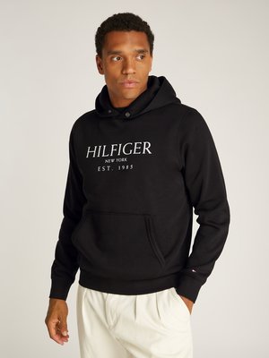 Hoodie mit frontseitigem Label-Print