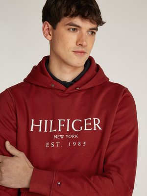 Hoodie mit frontseitigem Label-Print