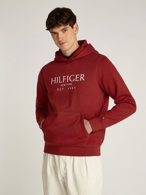 Hoodie mit frontseitigem Label-Print