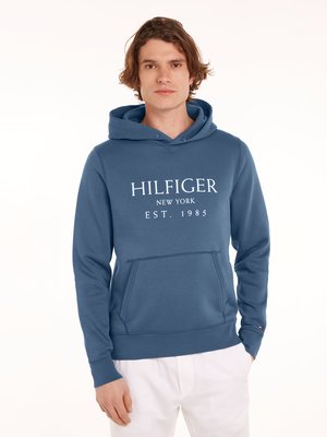 Hoodie mit frontseitigem Label-Print