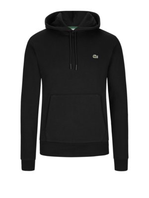 Hoodie aus einem Baumwollgemisch mit Logo-Stickerei, Classic Fit