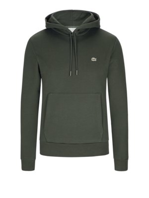 Hoodie aus einem Baumwollgemisch mit Logo-Stickerei, Classic Fit