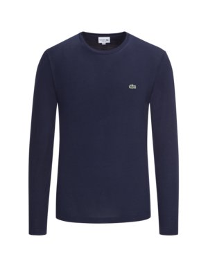 Longsleeve aus Pima Baumwolle, Regular Fit