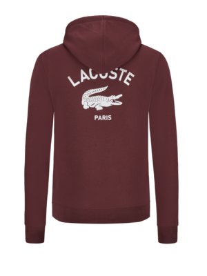 Hoodie mit großem rückseitigem Logo-Print, Classic Fit