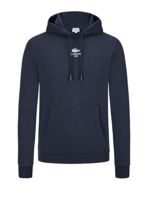 Hoodie mit großem rückseitigem Logo-Print, Classic Fit