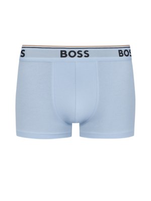 3er Pack Boxer Trunks mit Label-Bund in Stretch-Qualität