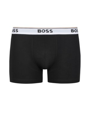 3er Pack Boxer Trunks mit Label-Bund