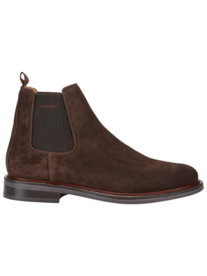 Chelsea Boots aus Veloursleder