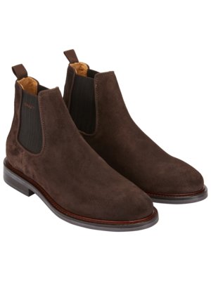 Chelsea Boots aus Veloursleder