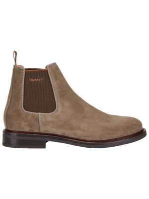 Chelsea Boots aus Veloursleder