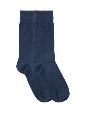 2er Pack mittellhohe Socken mit Rippbündchen