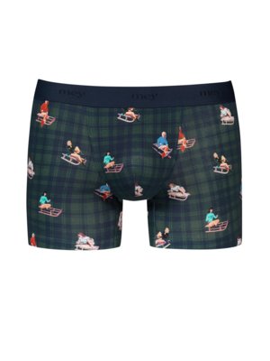 Shorty trunk mit Pinup Girl-Motiven