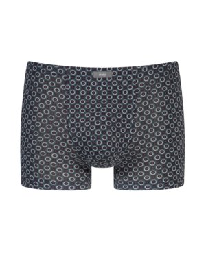 Shorty Trunk mit geometrischem Muster