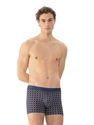 Softe-Trunkshorts-mit-geometrischem-Print-