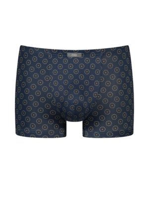 Glatter Shorty Trunk mit geometrischem Muster