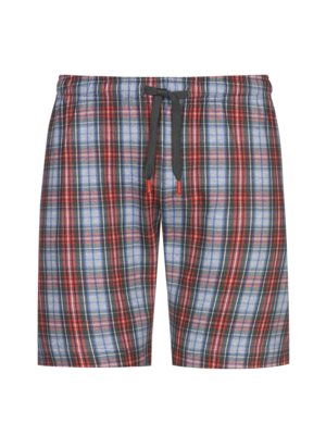 Homewear Boxershorts Checkered Pattern in Flanell-Qualität