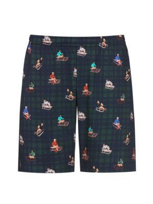 Homewear Boxershorts mit Pinup Girl-Motiven