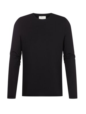 Glattes Longsleeve aus Baumwolle und Lyocell