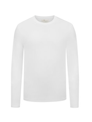 Glattes Longsleeve aus Baumwolle und Lyocell