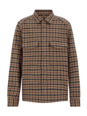 Overshirt in Flanell-Qualität mit Karo-Muster