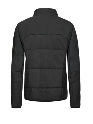 Wattierte Jacke mit gummierten Logo-Details, Block-X