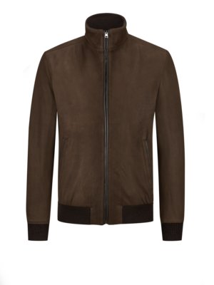 Lammleder-Blouson mit heraustrennbarer Blende