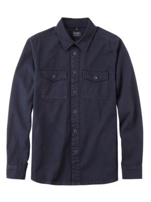 Casual, Overshirt aus Baumwolle, Regular Fit