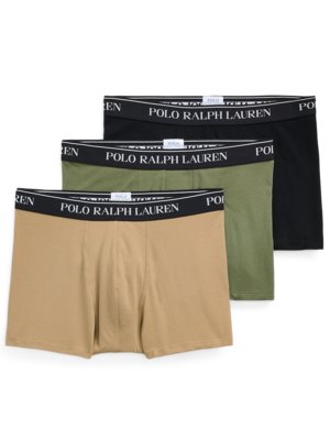 3er Pack Boxer-Trunks mit Label-Bund