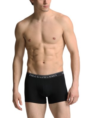 3er Pack Boxer-Trunks mit Label-Bund